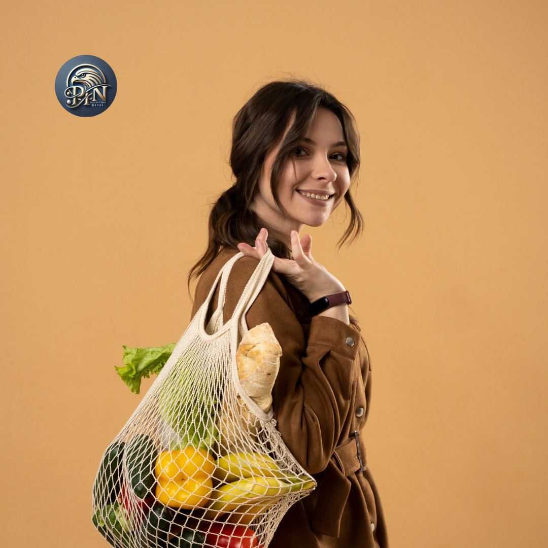 Stylish eco-friendly shopping bags in multiple colors