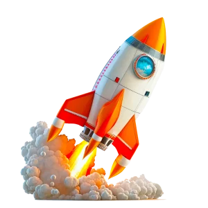 rocket flying
